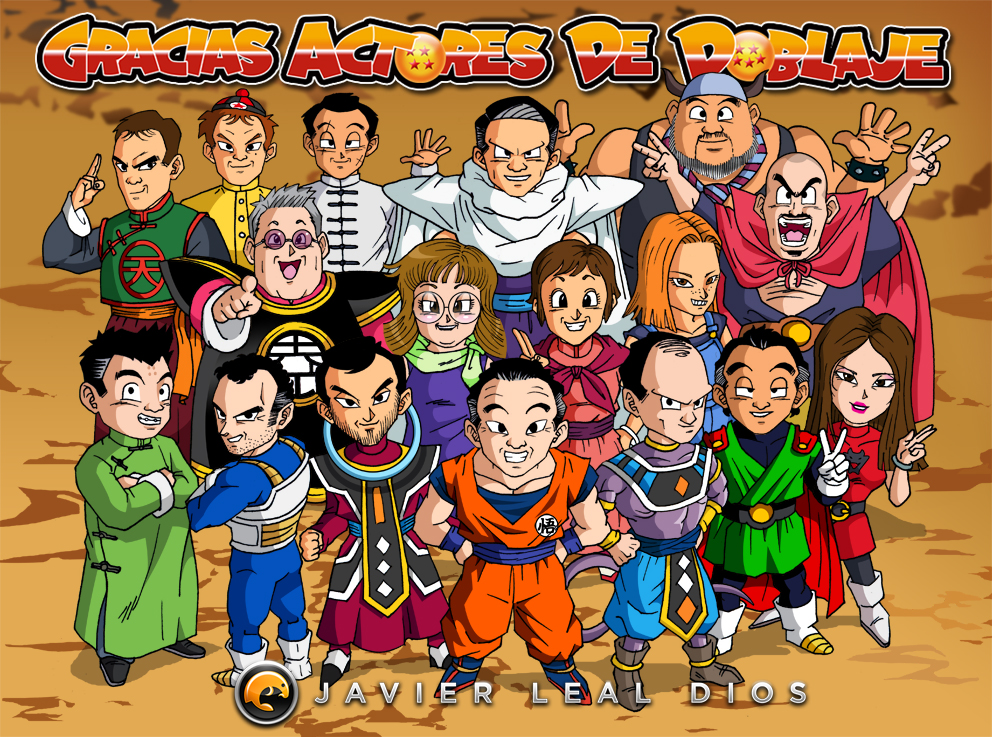 Caricatura de los Actores de Doblaje Latinos de «Dragon Ball Z: La Batalla  de los Dioses» | Neokoi