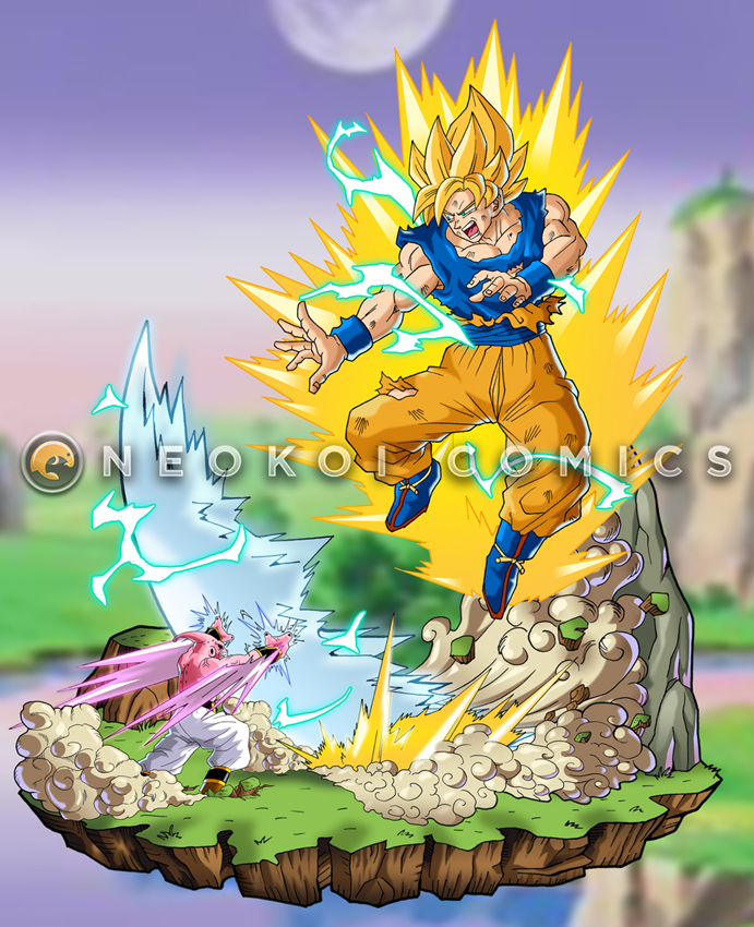 Diseñando una figura de resina: Goku vs. Buu | Neokoi